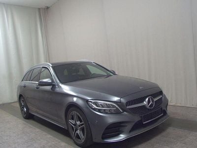 Usata Mercedes C220 AMG line 194 CV (142 kW) 2019 Grigio Station wagon