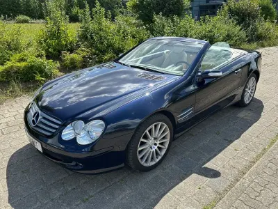 Used Mercedes SL350 AMG 245 HP (180 kW) 2004 Blue Cabriolet