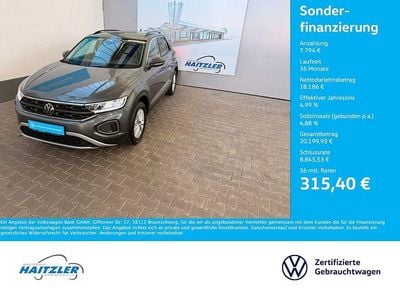 Gebraucht VW T-Roc Life 150 PS (110 kW) 2022 Indiumgrau metallic (metallic) SUV