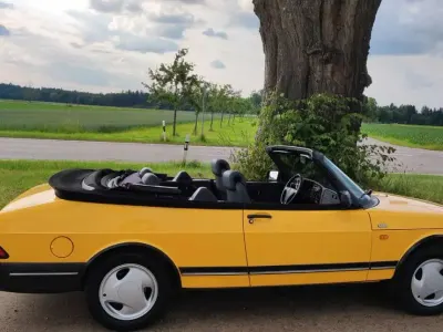 Usata Saab 900 Cabriolet 141 CV (103 kW) 1991 Giallo Cabrio