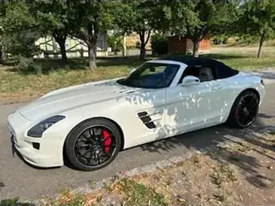 Gebraucht Mercedes SLS AMG AMG 591 PS (434 kW) 2012 Weiß Cabrio