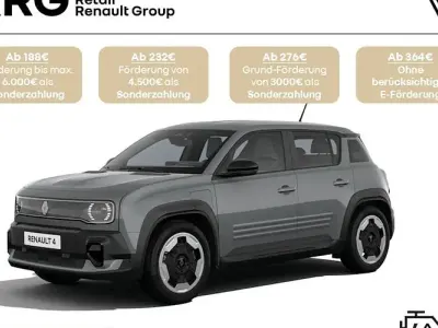 Nouvelle Renault 4 E-Tech Evolution 110 kW (150 ch) 2026 Gris SUV