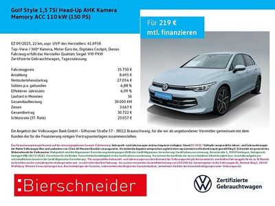 Blau Neu 2025 VW Golf Style Limousine | 35.750 € (Etwas zu teuer)