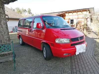 Używany VW Multivan 116 KM (85 kW) 2002 Czerwony Minivan