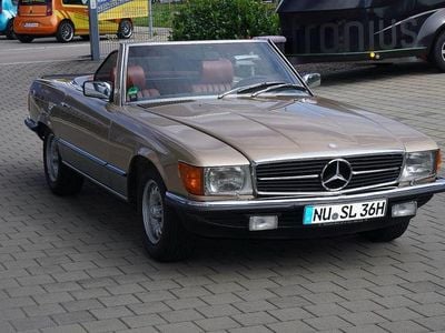 Gebraucht Mercedes SL500 241 PS (177 kW) 1981 Gold Cabrio