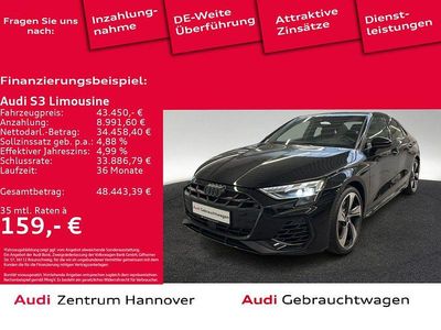 0e mythosschwarz metallic Gebraucht 2024 Audi S3 Ambiente Limousine | 43.450 € (Guter Preis)