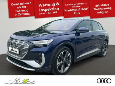 Używany Audi Q4 e-tron Ambiente 219 kW (299 KM) 2023 Niebieski SUV