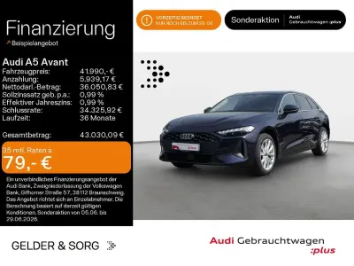 Gebraucht Audi A5 Ambiente 204 PS (150 kW) 2025 Firmamentblau metallic Kombi