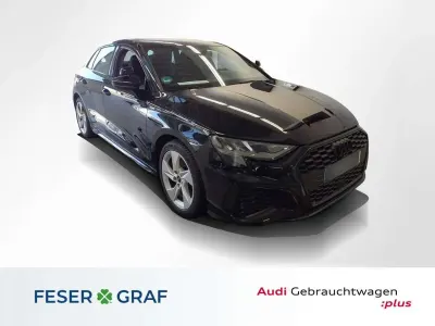 Brugt Audi A3 S-Line 116 HK (85 kW) 2024 Sort Sedan