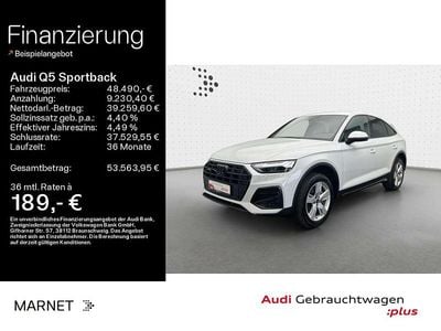 Gebraucht Audi Q5 Advanced Plus 265 PS (194 kW) 2025 Gletscherweiß metallic SUV