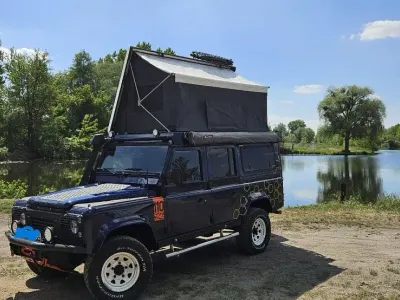 Gebraucht Land Rover Defender 122 PS (89 kW) 2003 Blau Van
