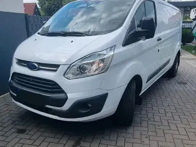Gebraucht Ford Transit Custom 125 PS (91 kW) 2014 Weiß Van / Kleinbus