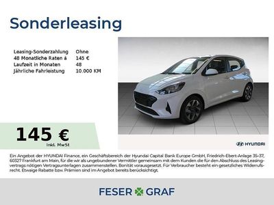 Usata Hyundai i10 Trend 67 CV (49 kW) 2025 Bianco Utilitaria