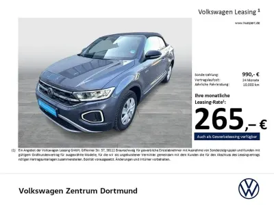 Gebraucht VW T-Roc Cabriolet Goal 150 PS (110 kW) 2025 Grau Cabrio
