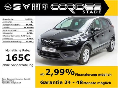 Gebraucht Opel Crossland Edition 110 PS (80 kW) 2020 Schwarz SUV