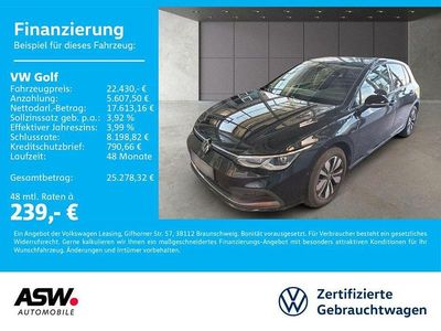 Gebraucht VW Golf VIII Move 116 PS (85 kW) 2024 Deep black perleffekt Limousine