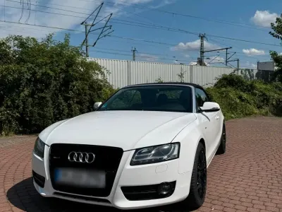 Gebraucht Audi A5 Cabriolet S-Line 240 PS (176 kW) 2011 Weiß Cabrio