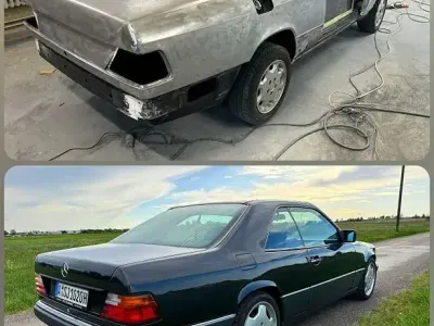 Usata Mercedes 230 132 CV (97 kW) 1992 Nero Coupé