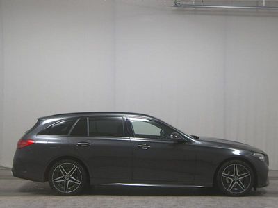 Schwarz Gebraucht 2022 Mercedes C220 AMG line Kombi | 24.480 € (Fairer Preis)