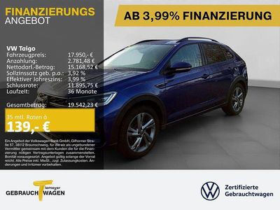 Gebraucht VW Taigo R-line 110 PS (80 kW) 2022 Blau SUV