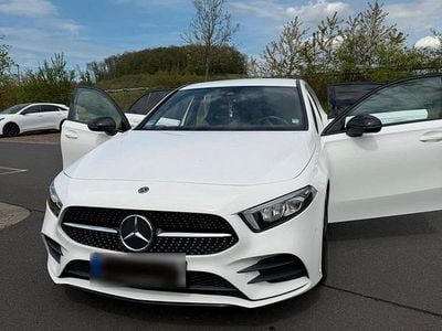 Second-hand Mercedes A200 AMG line 163 CP (119 kW) 2019 Alb Berlinǎ