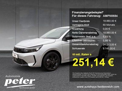 Nouă Opel Corsa 101 CP (74 kW) 2025 Argintiu Hatchback