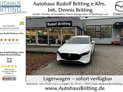 Neu Mazda 3 Exclusive-Line 140 PS (102 kW) 2025 Weiß Limousine