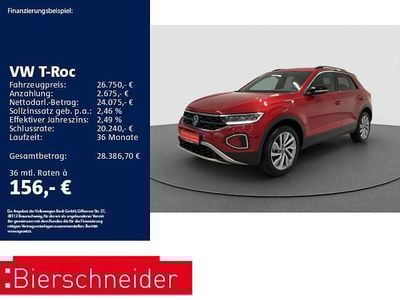 Rot Gebraucht 2024 VW T-Roc Goal SUV | 26.750 € (Fairer Preis)