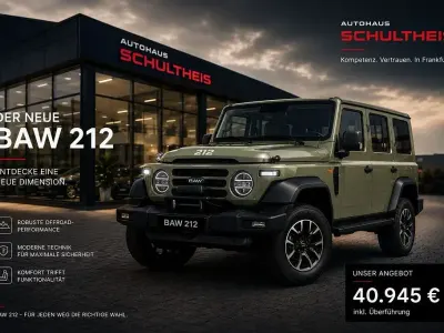 Nowe BAW 212 166 KM (122 kW) 2026 Zielony SUV