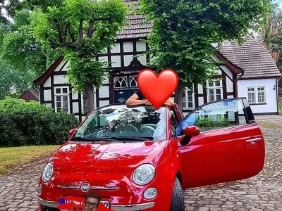 Gebraucht Fiat 500C Pop 69 PS (50 kW) 2011 Rot Cabrio