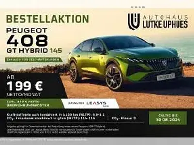 Neu Peugeot 408 145 PS (106 kW) 2026 Grün SUV