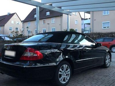 Gebraucht Mercedes CLK200 Avantgarde 184 PS (135 kW) 2008 Schwarz Cabrio