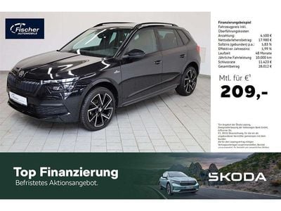 Gebraucht Skoda Kamiq Monte Carlo 150 PS (110 kW) 2021 Schwarz SUV