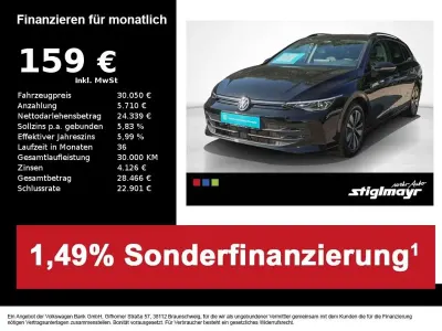 Gebraucht VW Golf VIII Goal 150 PS (110 kW) 2025 Grenadillschwarz metallic Kombi