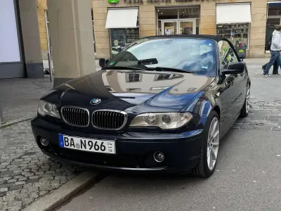 Gebraucht BMW 320 150 PS (110 kW) 2004 Blau Cabrio