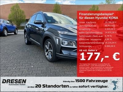 gebraucht Hyundai Kona 1.6 Premium 4x4 Navigation/Rückfahrkamera/Sitz+Lenkradheizung/Schiebedach