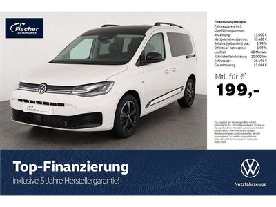 Neu VW Caddy Edition 122 PS (89 kW) 2025 Weiss Van / Kleinbus