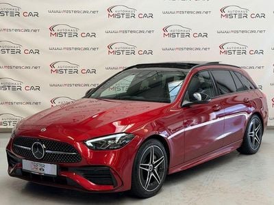 Usata Mercedes C200 AMG line 204 CV (150 kW) 2021 Rosso Berlina