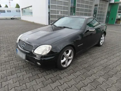 Gebraucht Mercedes SLK200 163 PS (119 kW) 2001 Schwarz Cabrio