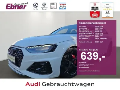 Gebraucht Audi RS4 Competition 450 PS (330 kW) 2023 Gletscherweiß metallic Kombi