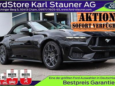 Neu Ford Mustang GT Convertible 446 PS (328 kW) 2026 Absolute black metallic Cabrio