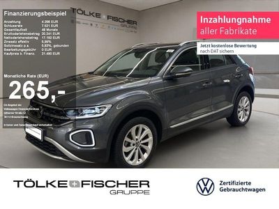 Second-hand VW T-Roc Style 110 CP (80 kW) 2022 Gri SUV
