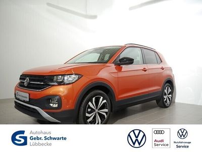 gebraucht VW T-Cross - 1.0 TSI Life ACC+NAVI+DESIGN-PAKET-SCHW.