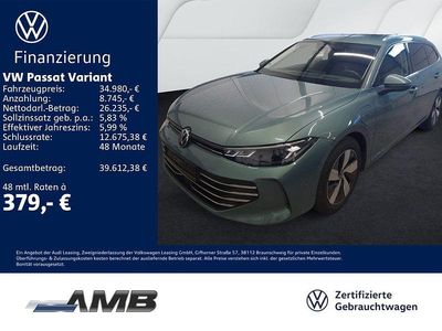 Maripositgrün metallic Gebraucht 2025 VW Passat Business Kombi | 34.980 € (Guter Preis)