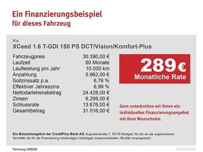 Ny Kia XCeed Comfort 150 HK (110 kW) 2026 Grå SUV