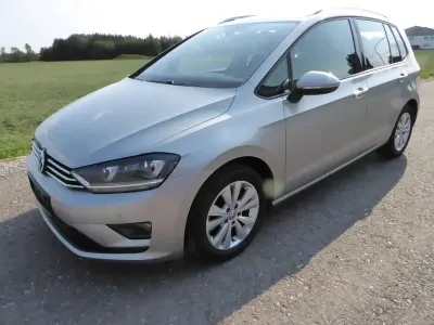 Gebraucht VW Golf Sportsvan Comfortline 125 PS (91 kW) 2015 Tungsten silver metallic Van / Kleinbus