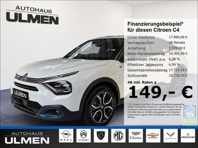 Usata Citroën e-C4 Feel 100 kW (136 CV) 2023 Bianco Berlina