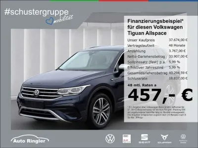 Gebraucht VW Tiguan Allspace Elegance 190 PS (139 kW) 2024 Blau SUV