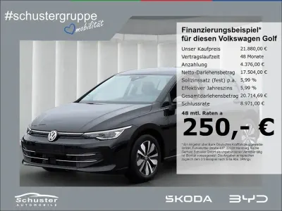 Gebraucht VW Golf VIII Goal 116 PS (85 kW) 2025 Schwarz Limousine