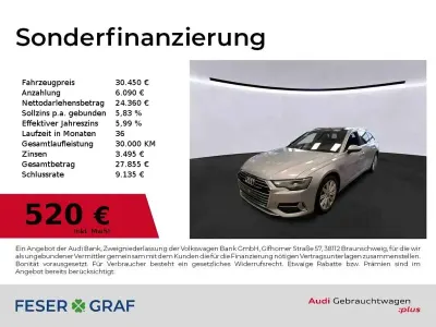 Gebraucht Audi A6 Ambiente 265 PS (194 kW) 2022 Florettsilber metallic Kombi